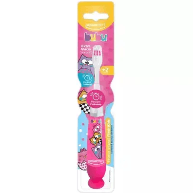 Escova Dental Powerdent Kids Flash Bubu + 2 Anos